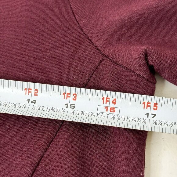 Lot Of 2 J Jill A Line Dress Pockets Knee Length Size XSP Burgundy Model Blend - Picture 7 of 14